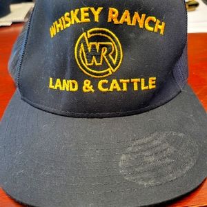 Whiskey Ranch Trucker Hat Black
